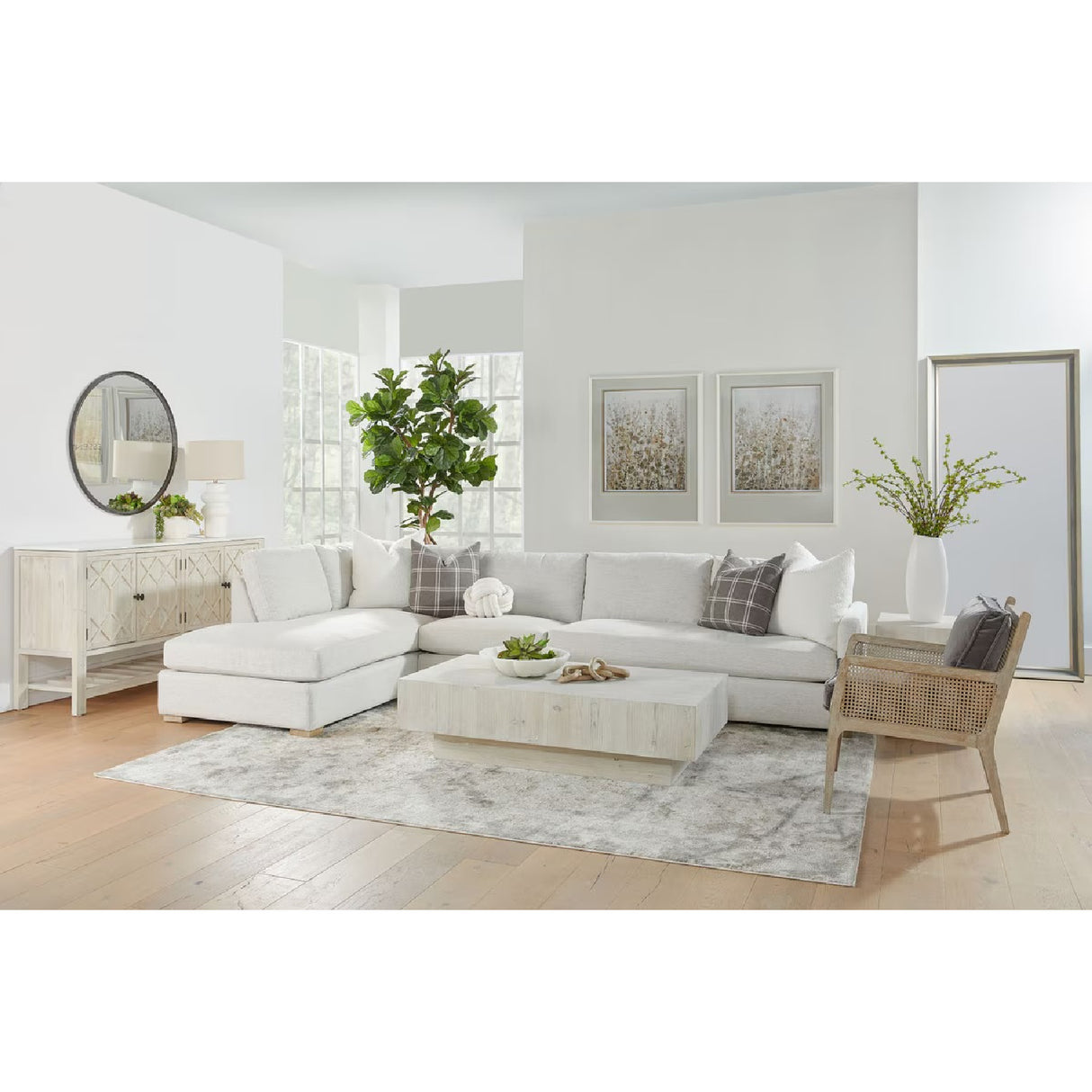   Minimalist Linen Blend Pillows (2) | Oroa.com