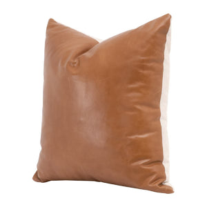   Brown Leather Pillows (2) | Oroa.com