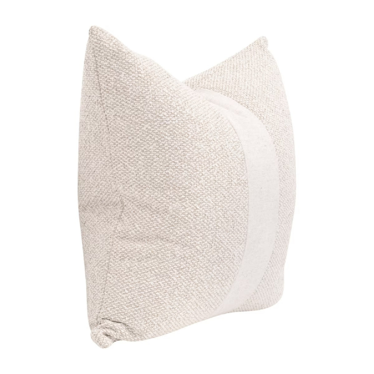   Cream Linen Stripe Pillows (2) | Oroa.com