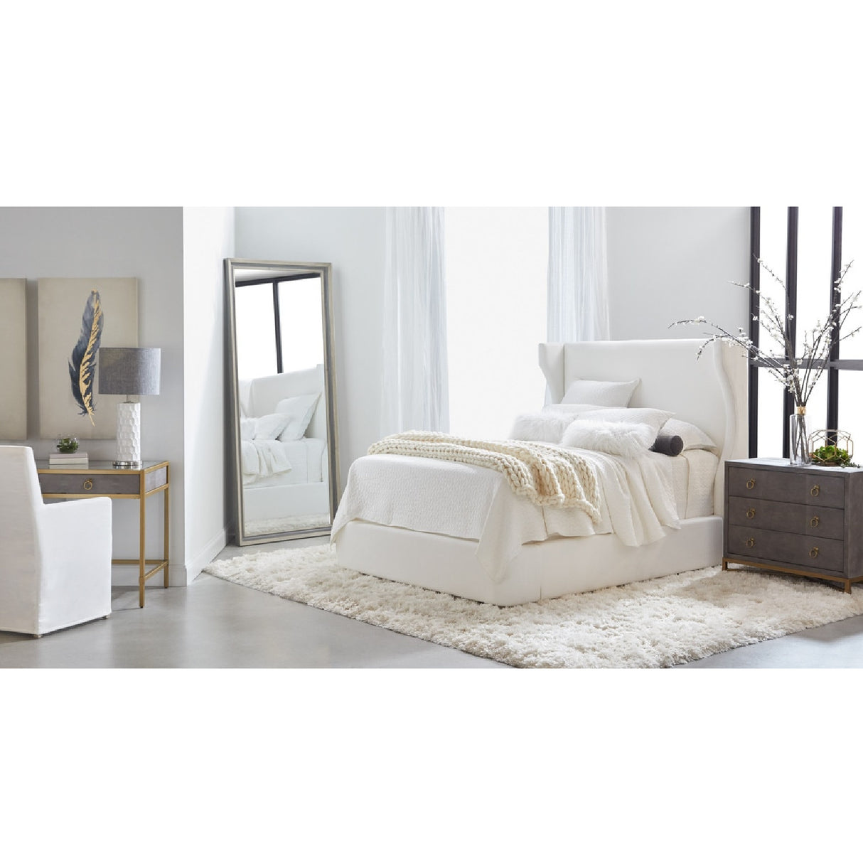   Two-Toned Pine Mirror | Oroa.com