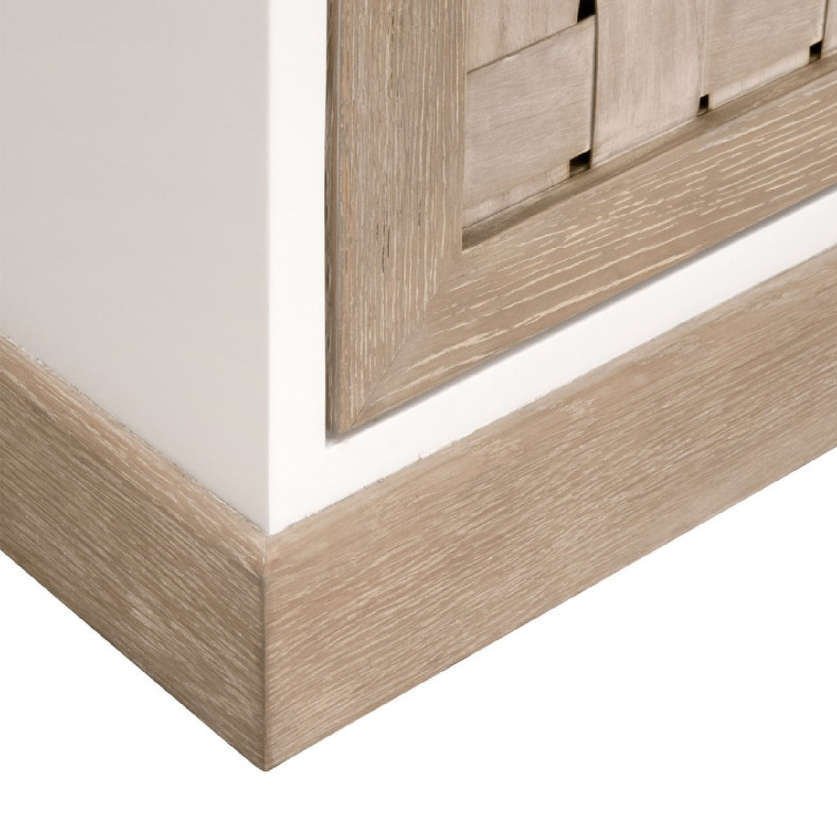   4-Door Woven Style Oak Sideboard | Oroa.com