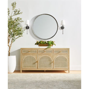   Smoked Gray Oak Media Sideboard | Oroa.com