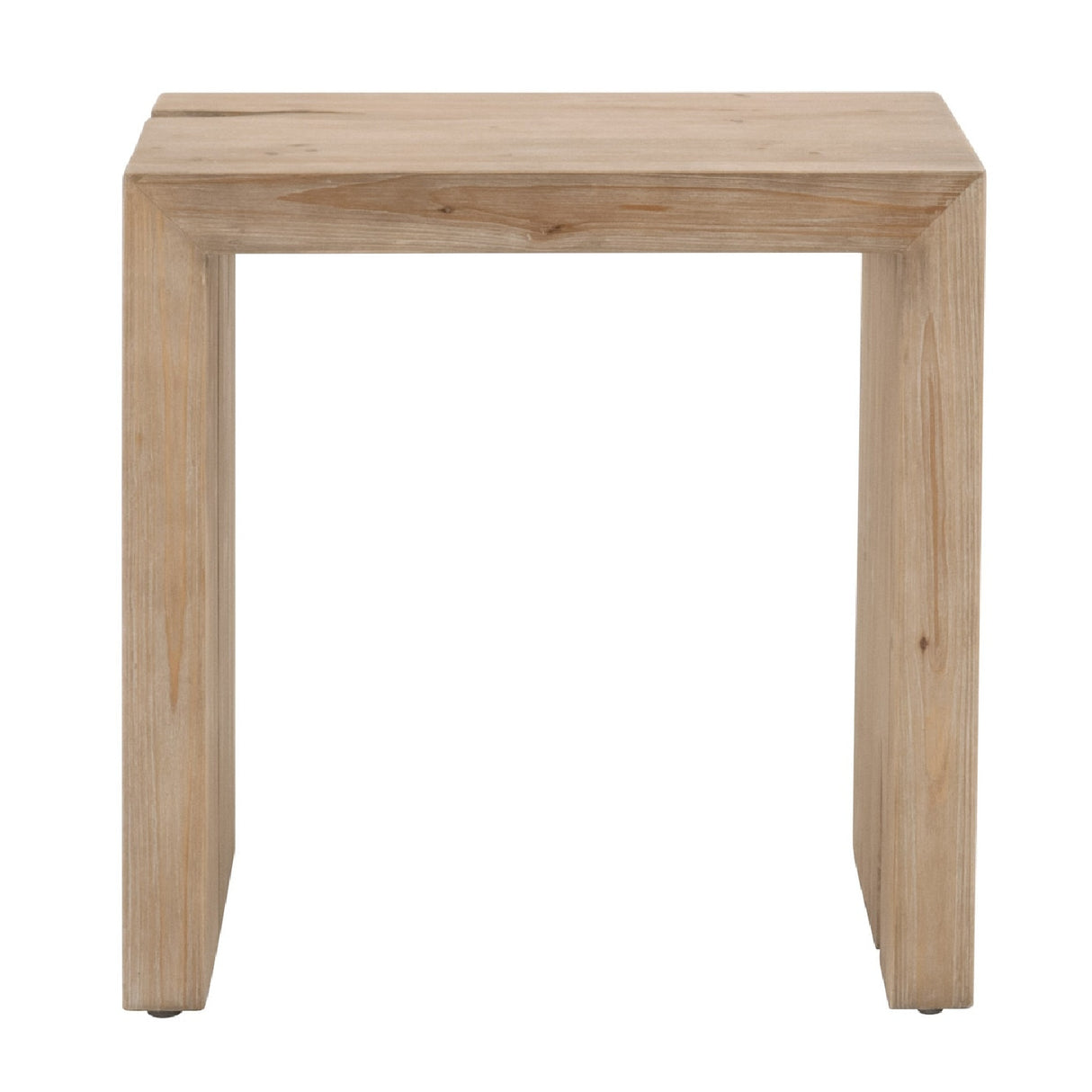   Natural Pine Wood End Table | Oroa.com