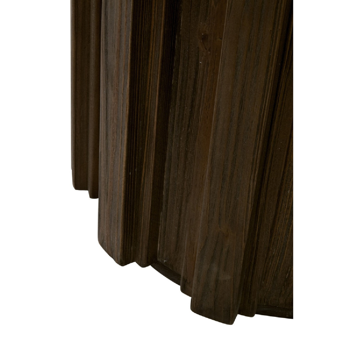   Fluted Pine Accent Table | Oroa.com