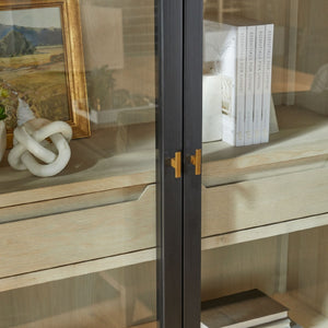   Black Birch Arched Display Cabinet | Oroa.com