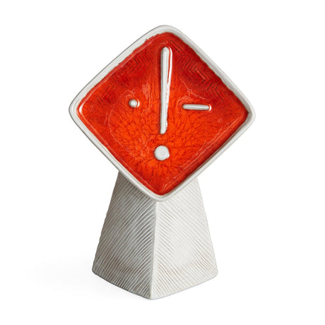   Red Glass Face Vase | Oroa.com