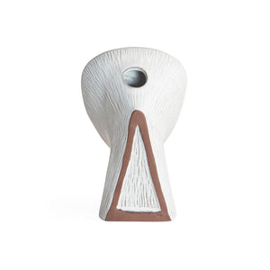   Green Glass Face Vase | Oroa.com