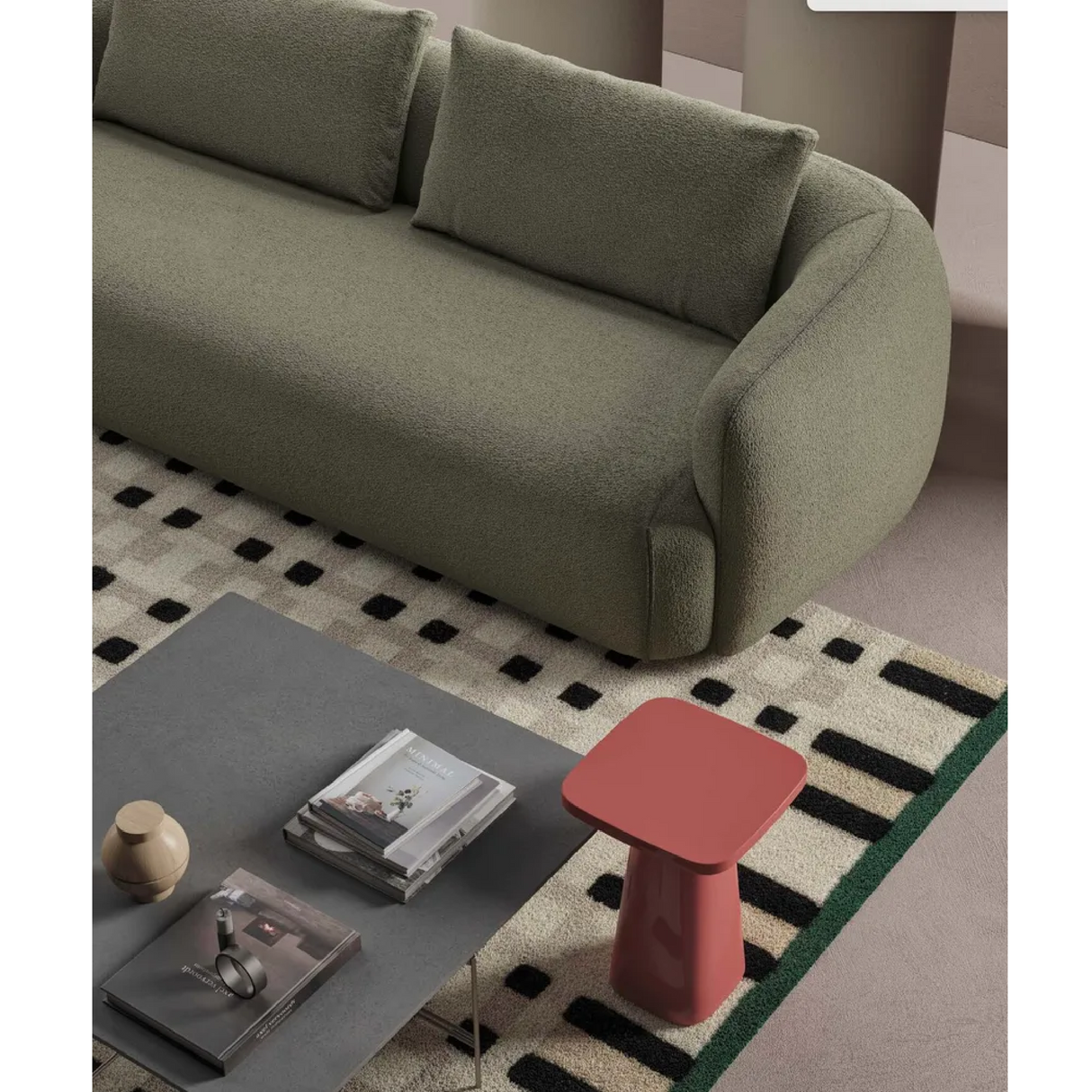   Curved Back 2-Seater Sofa | Oroa.com