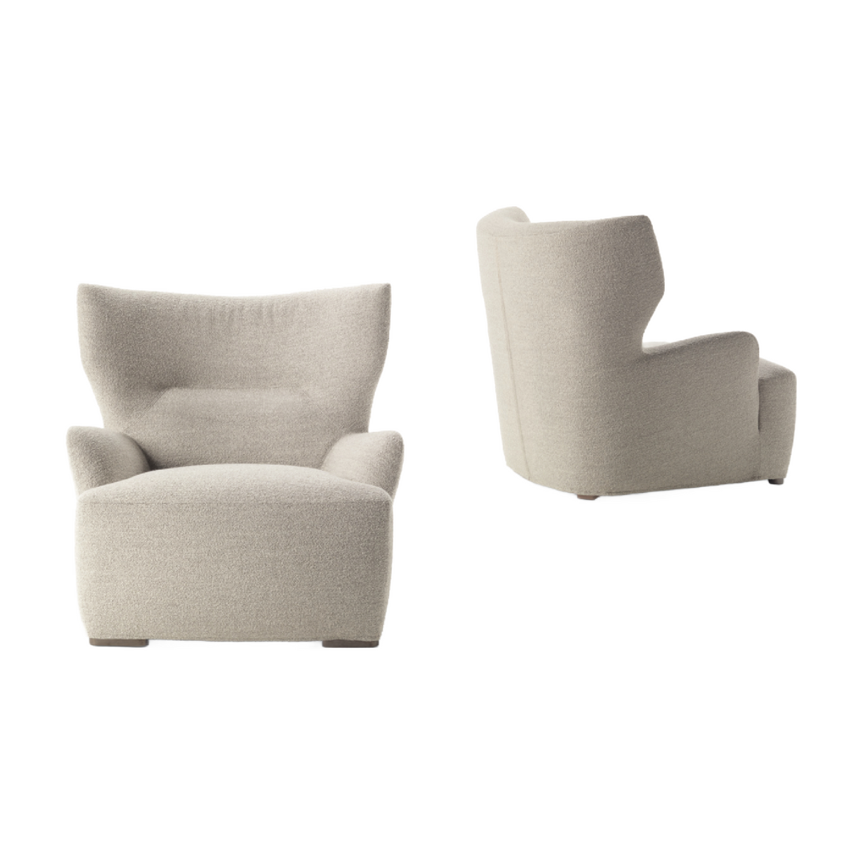   Wingback Upholstered Lounge Chair | Oroa.com