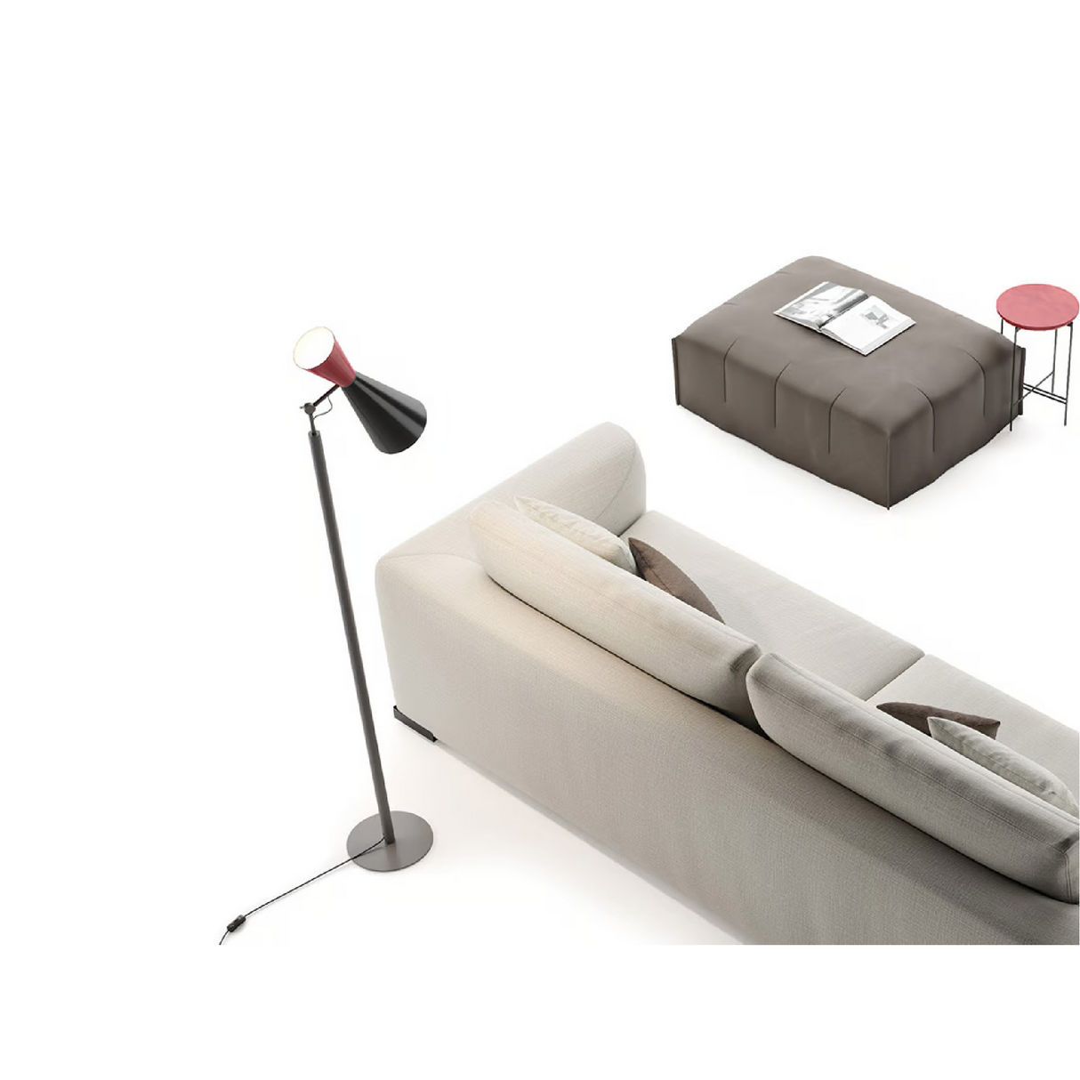   Modern Minimalist Upholstered Sofa | Oroa.com