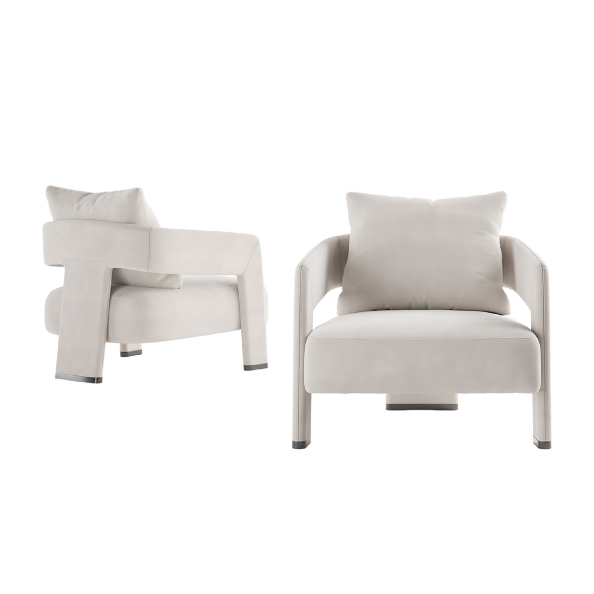   Modern Cut-Out Lounge Chair | Oroa.com