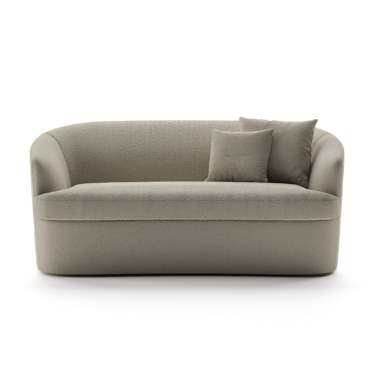   Curved Back Upholstered Sofa | Oroa.com
