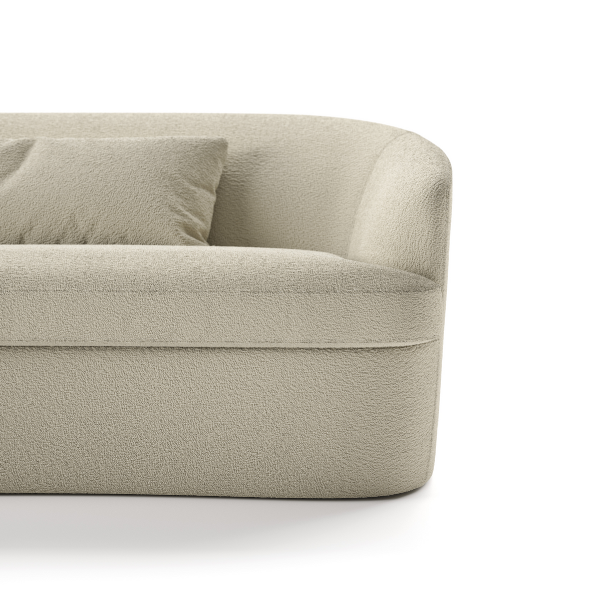   Curved Back Upholstered Sofa | Oroa.com