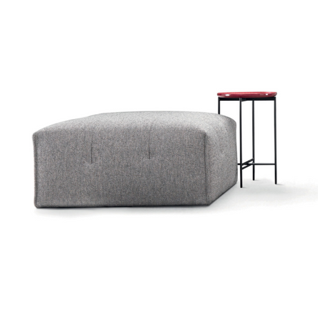  Upholstered Contemporary Ottoman | Oroa.com