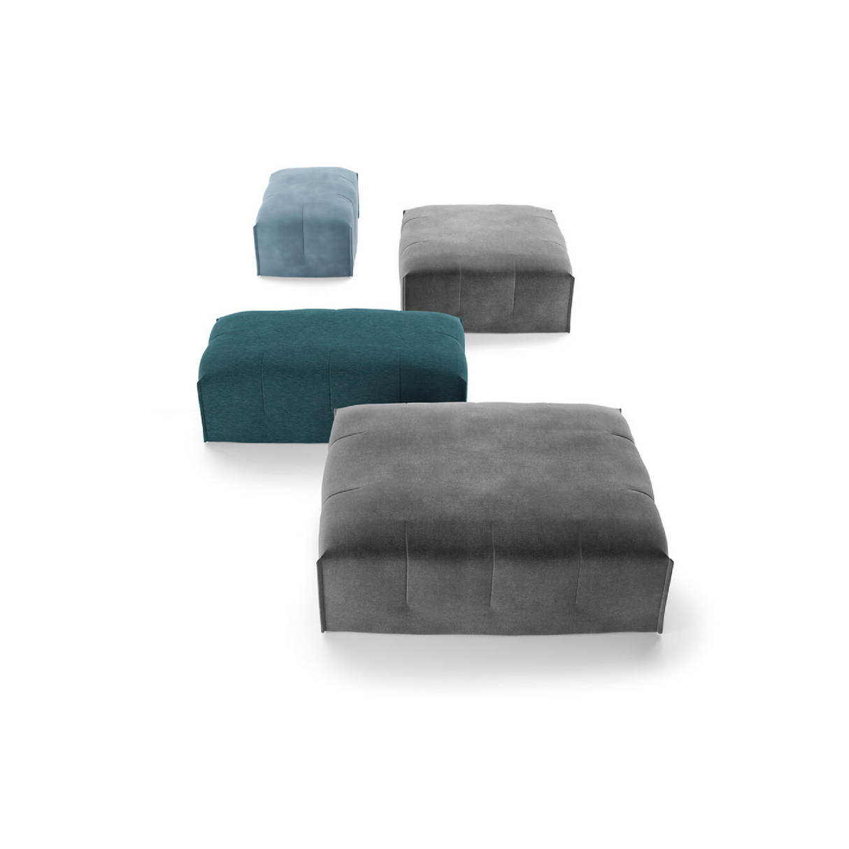   Upholstered Contemporary Ottoman | Oroa.com