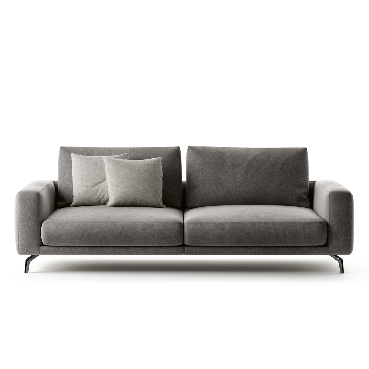   Wood Structure Upholstered Sofa | Oroa.com