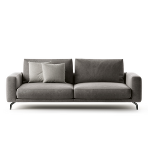   Wood Structure Upholstered Sofa | Oroa.com