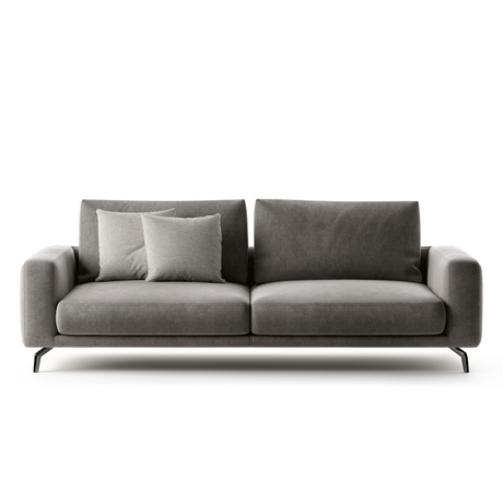   Wood Structure Upholstered Sofa | Oroa.com