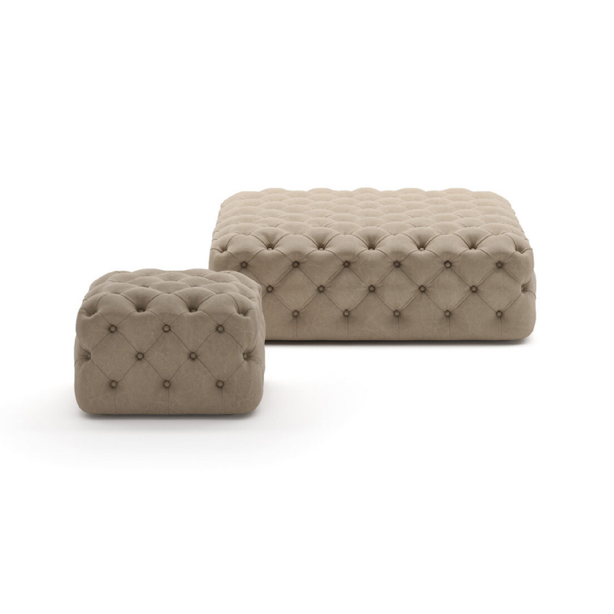   Square Tufted Ottoman | Oroa.com