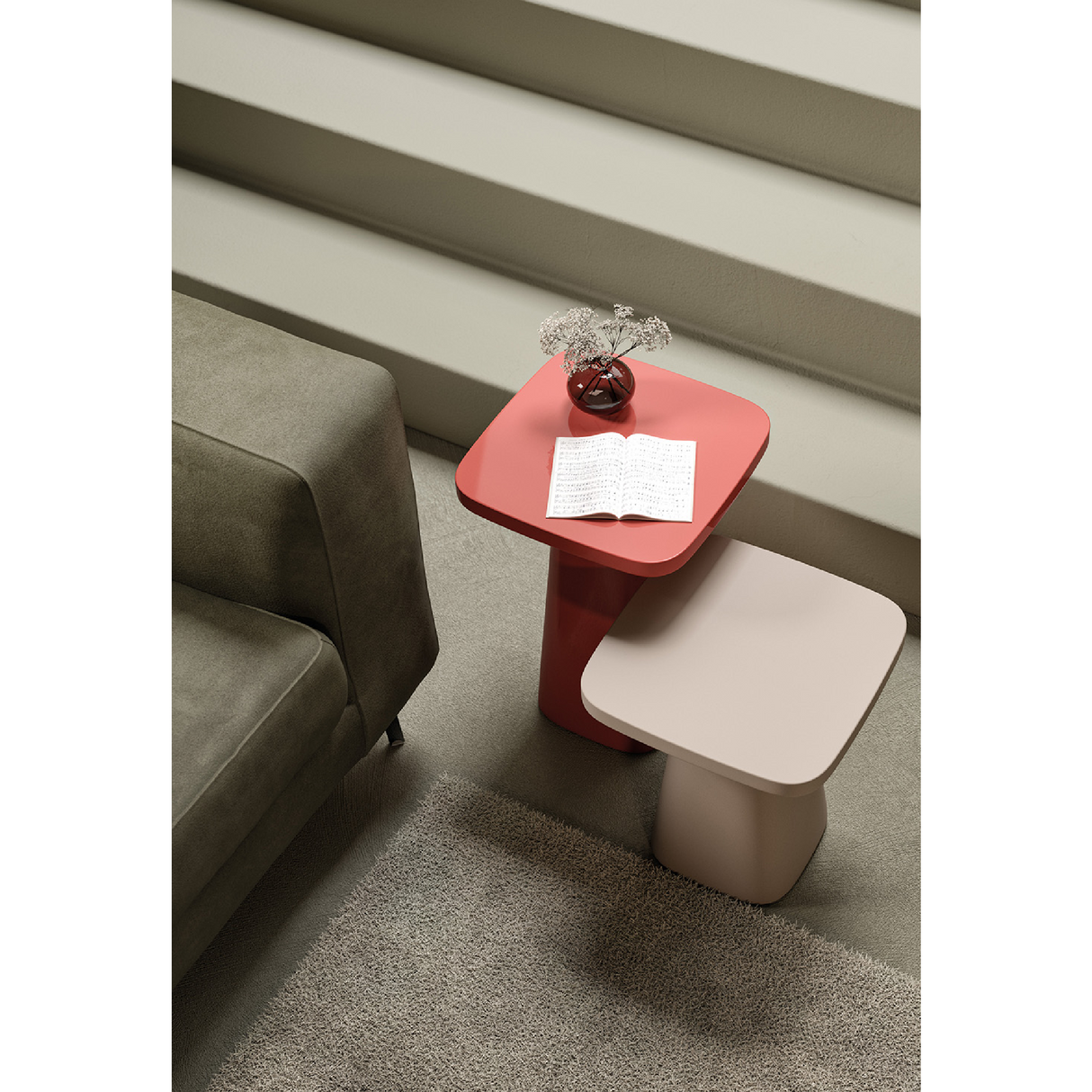   Lacquered Wood Side Table | Oroa.com