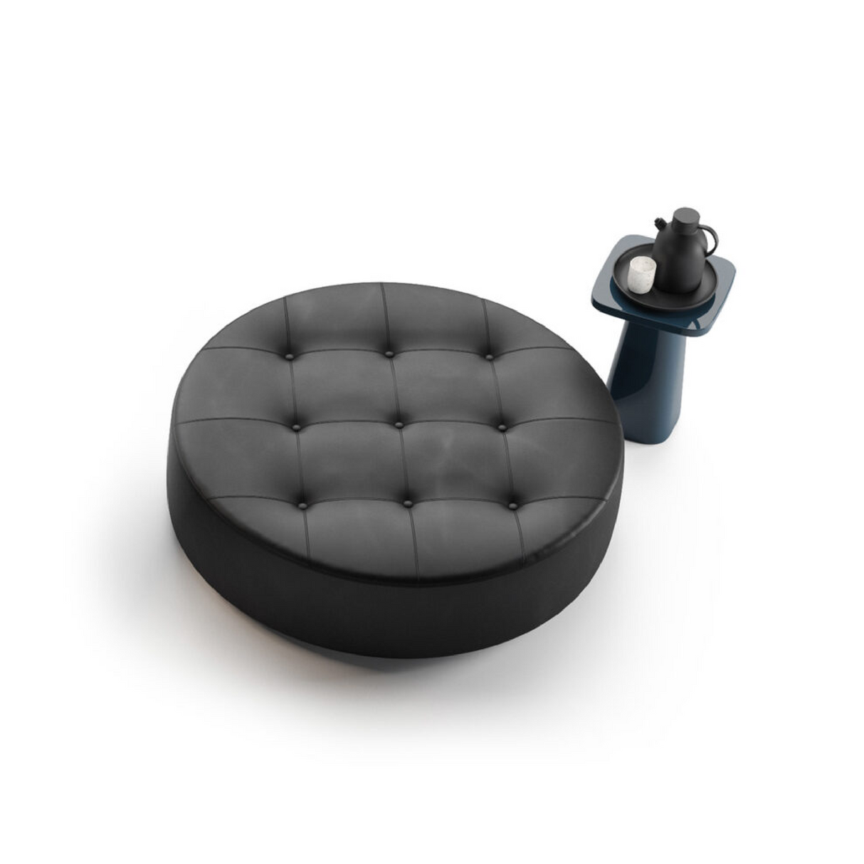   Tufted Round Ottoman | Oroa.com