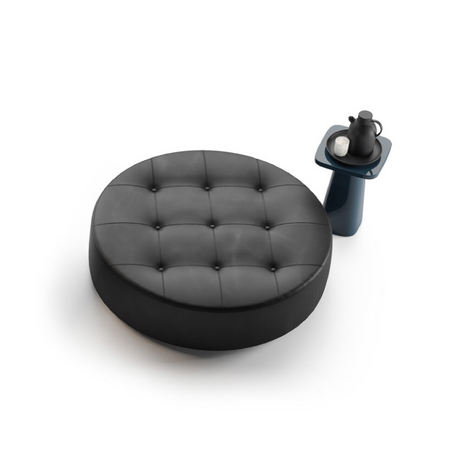   Tufted Round Ottoman | Oroa.com