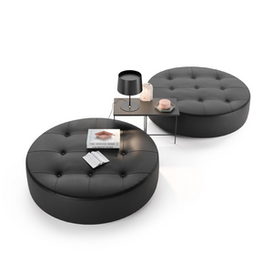   Tufted Round Ottoman | Oroa.com