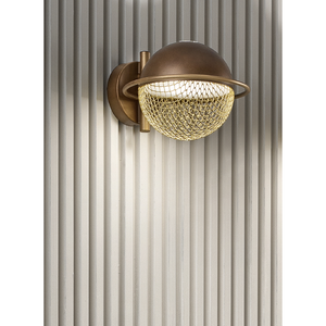   Round Metal Mesh Wall Lamp | Oroa.com