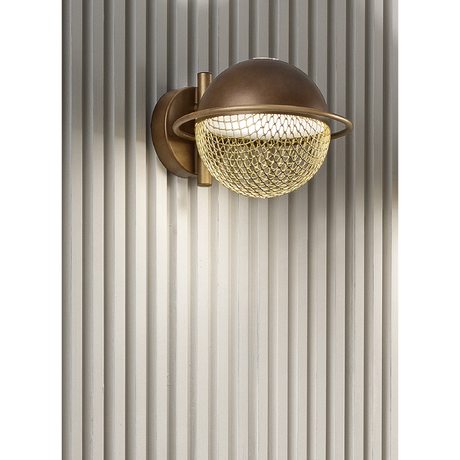   Round Metal Mesh Wall Lamp | Oroa.com