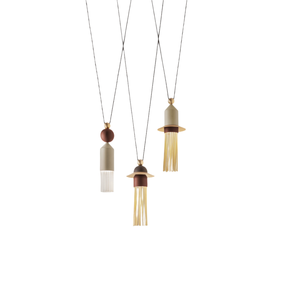   3-Light Glass Hanging Lamp S | Oroa.com