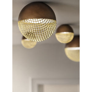  Metal Mesh Sphere Ceiling Lamp | Oroa.com