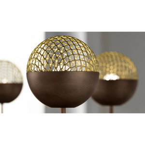   Round Metal Mesh Chandelier | Oroa.com