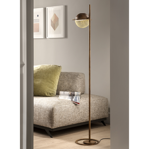   Round Metal Mesh Floor Lamp | Oroa.com