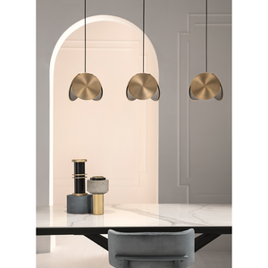   Painted Metal Discs Hanging Lamp | Oroa.com