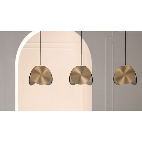   Painted Metal Discs Hanging Lamp | Oroa.com