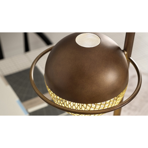   Metal Mesh Sphere Table Lamp | Oroa.com