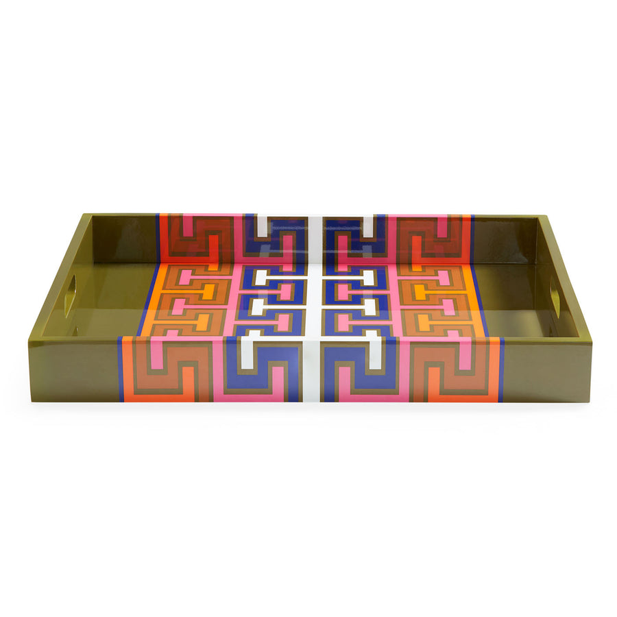   Patterned Lacquer Tray | Oroa.com