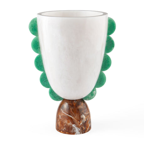   Marbleized Scalloped Vase | Oroa.com