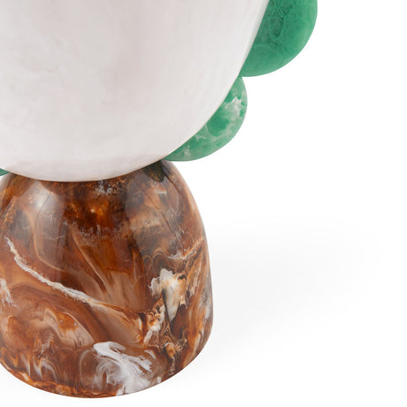   Marbleized Scalloped Vase | Oroa.com