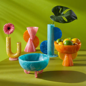   Marbleized Cylinder Vase | Oroa.com