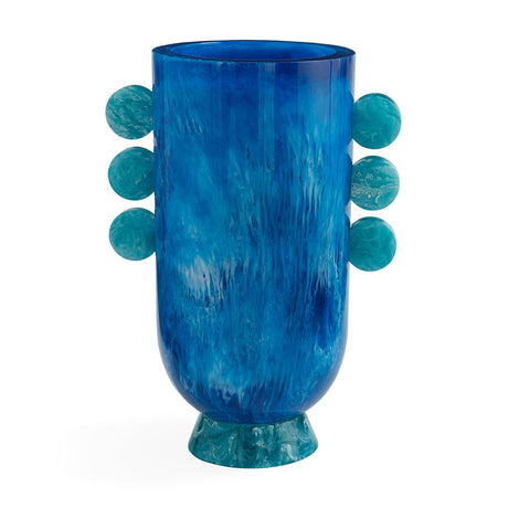  Blue Marbleized Vase | Oroa.com