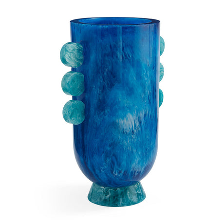   Blue Marbleized Vase | Oroa.com