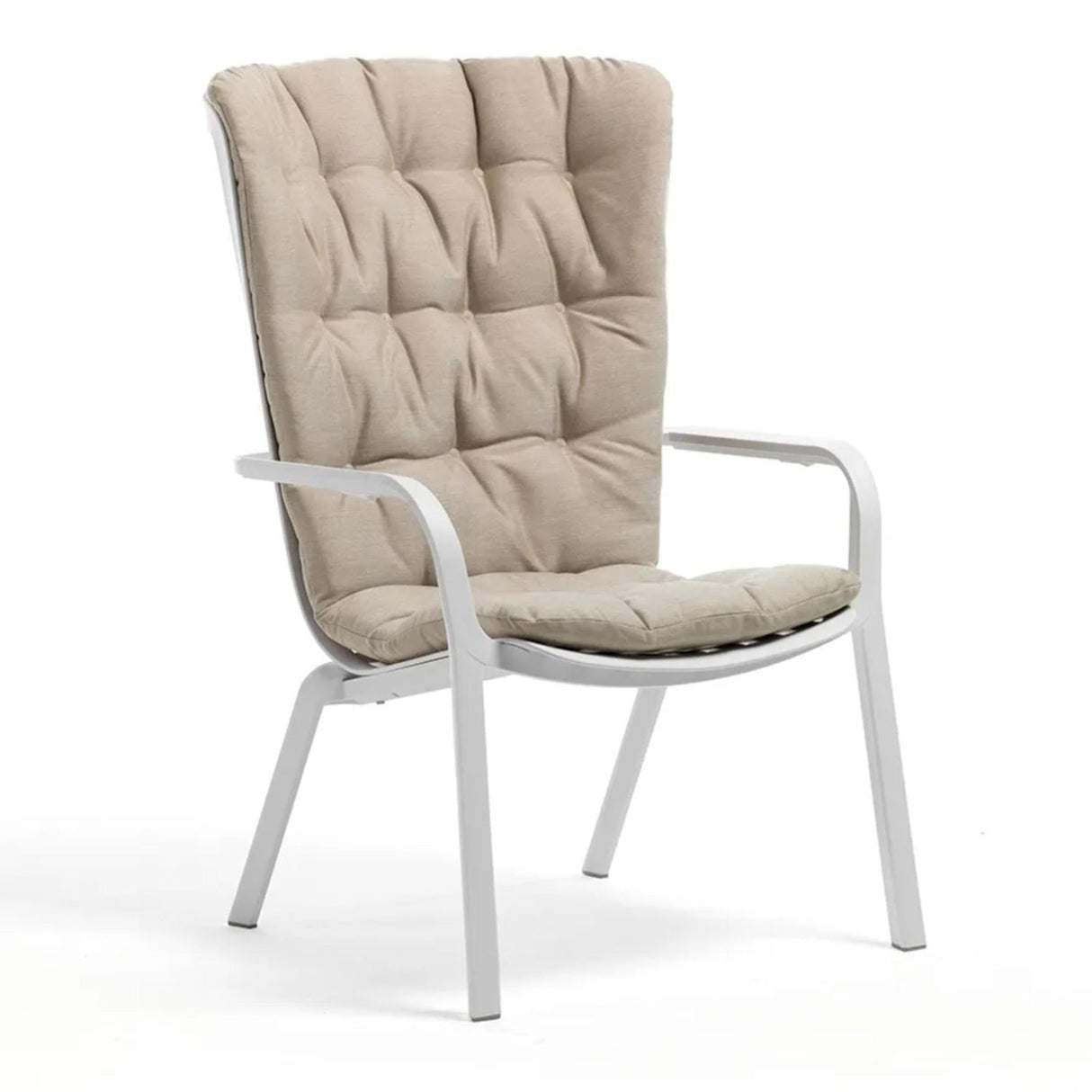   Square Perforated Reclining Outdoor Armchair | Oroa.com