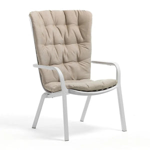   Square Perforated Reclining Outdoor Armchair | Oroa.com