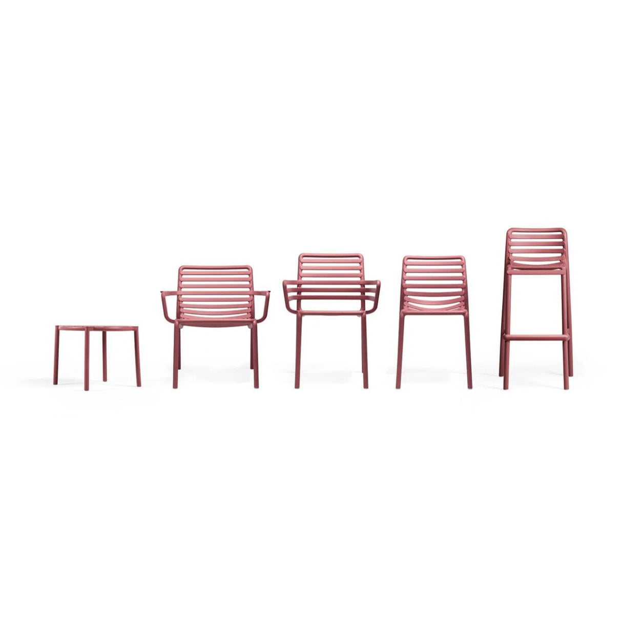   Slatted Round Outdoor Coffee Table | Oroa.com