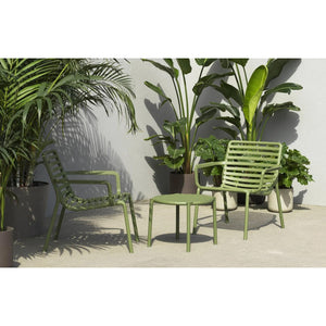   Slatted Round Outdoor Coffee Table | Oroa.com