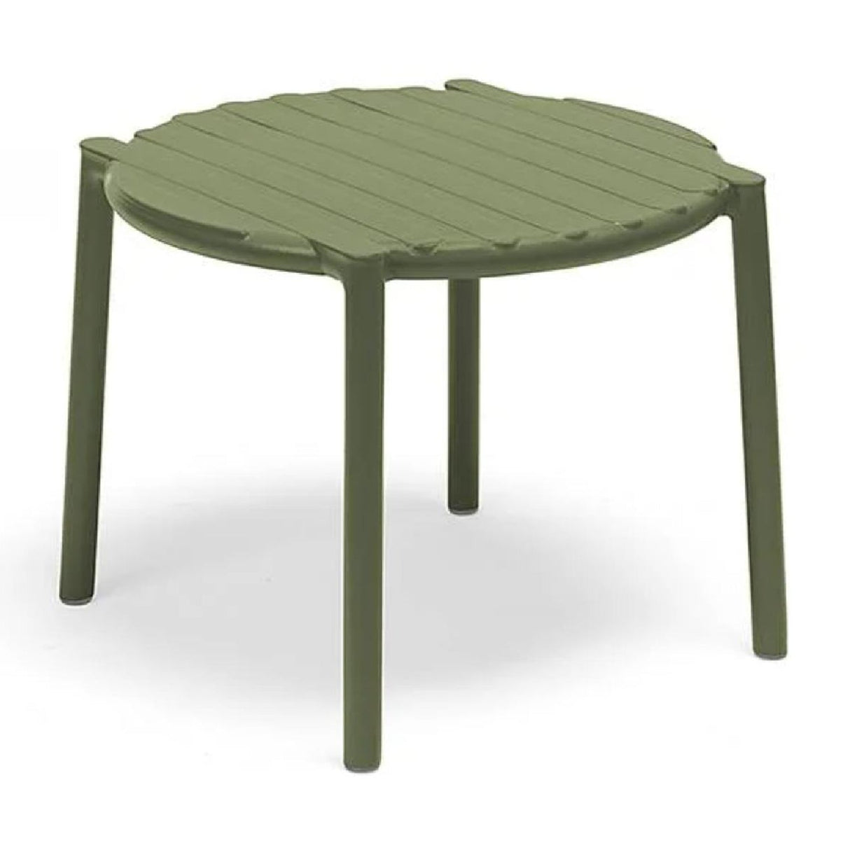   Slatted Round Outdoor Coffee Table | Oroa.com