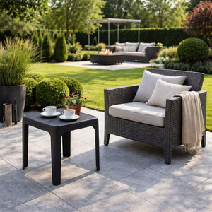   Outdoor Perforated Square Coffee table | Oroa.com
