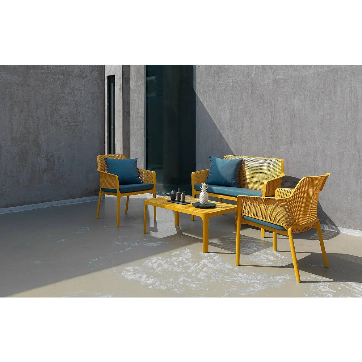   Outdoor Perforated Rectangular Coffee Table | Oroa.com
