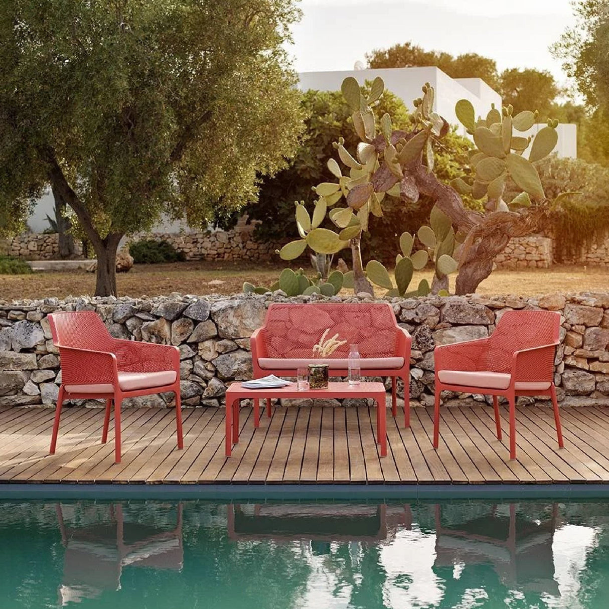   Outdoor Perforated Rectangular Coffee Table | Oroa.com